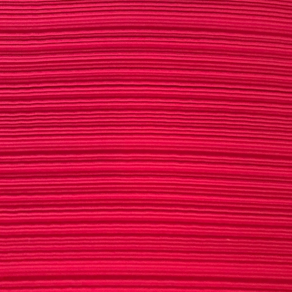 Shoshanna Red Ottoman Jacquard Dress cold shoulder - Picture 6 of 8